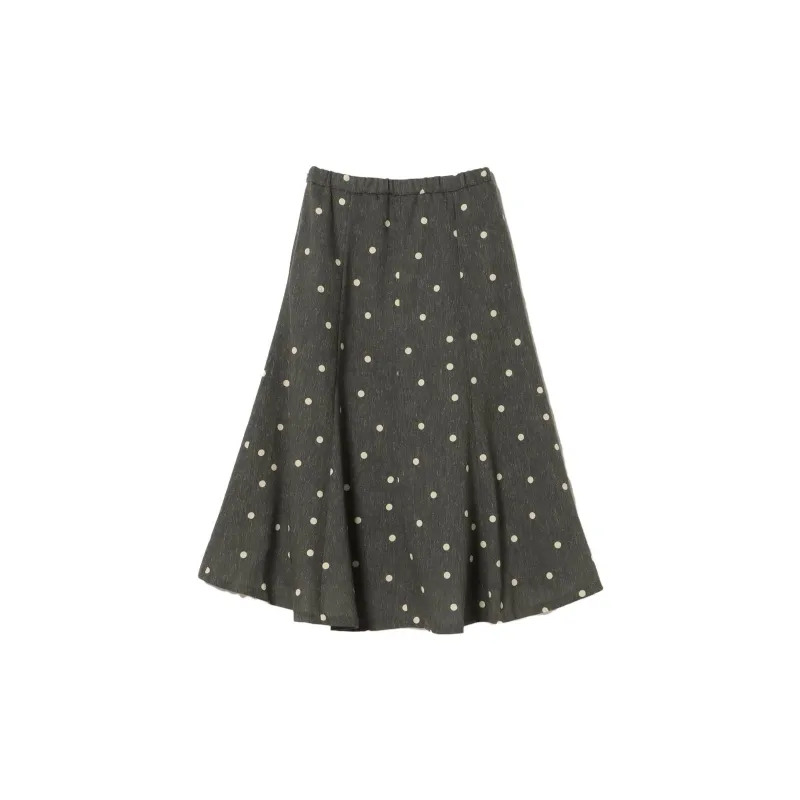 Beams Casual Long Skirts Women's Charcoal-1