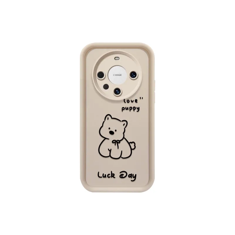 Cuttlefish Grid TPU Material Impact Resistant Phone Cases For Huawei Cute Style Japanese And Korean Style-0