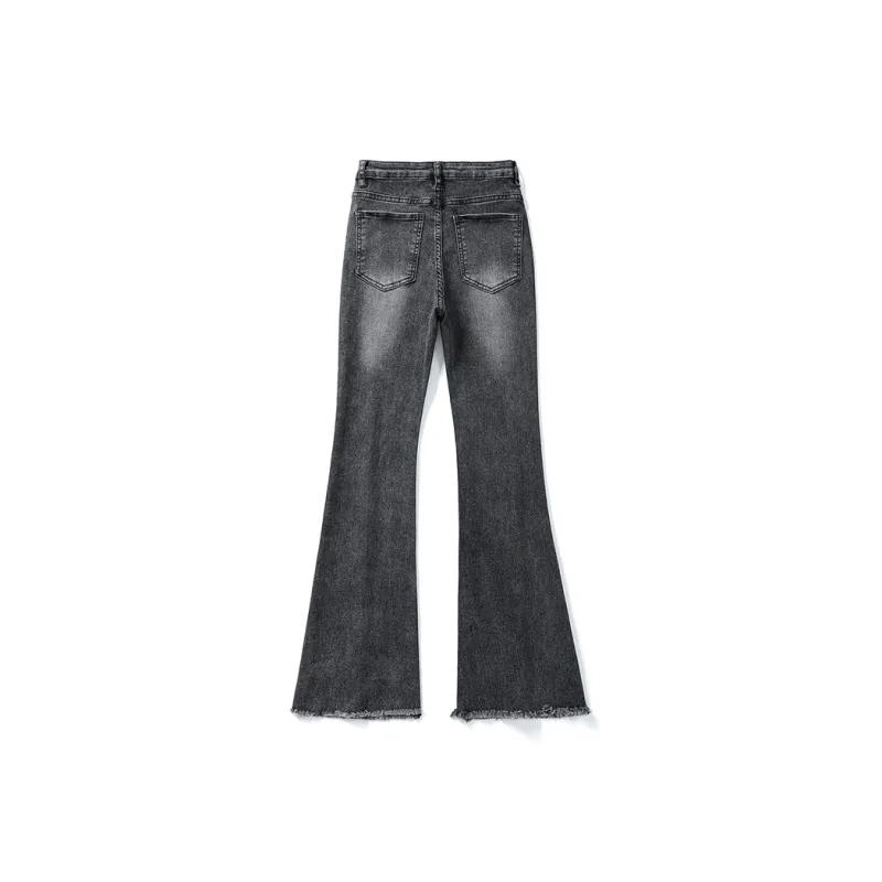 ZAZN Jeans Women's Black Gray Color-1