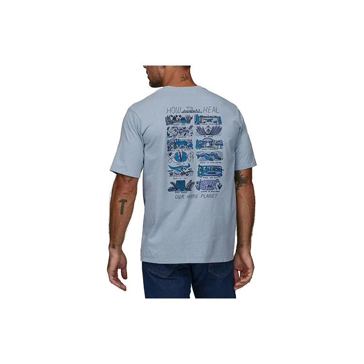 Patagonia How To Heal T Shirts Men Blue/STME-1