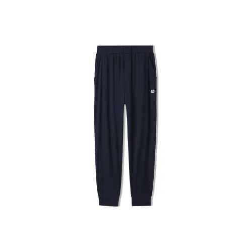 Elle Active Knitted Sweatpants Women's Navy Blue