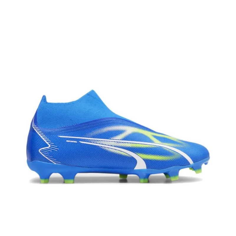 PUMA Ultra Match+ Laceless FG/AG 'Ultra Blue White Green'-1