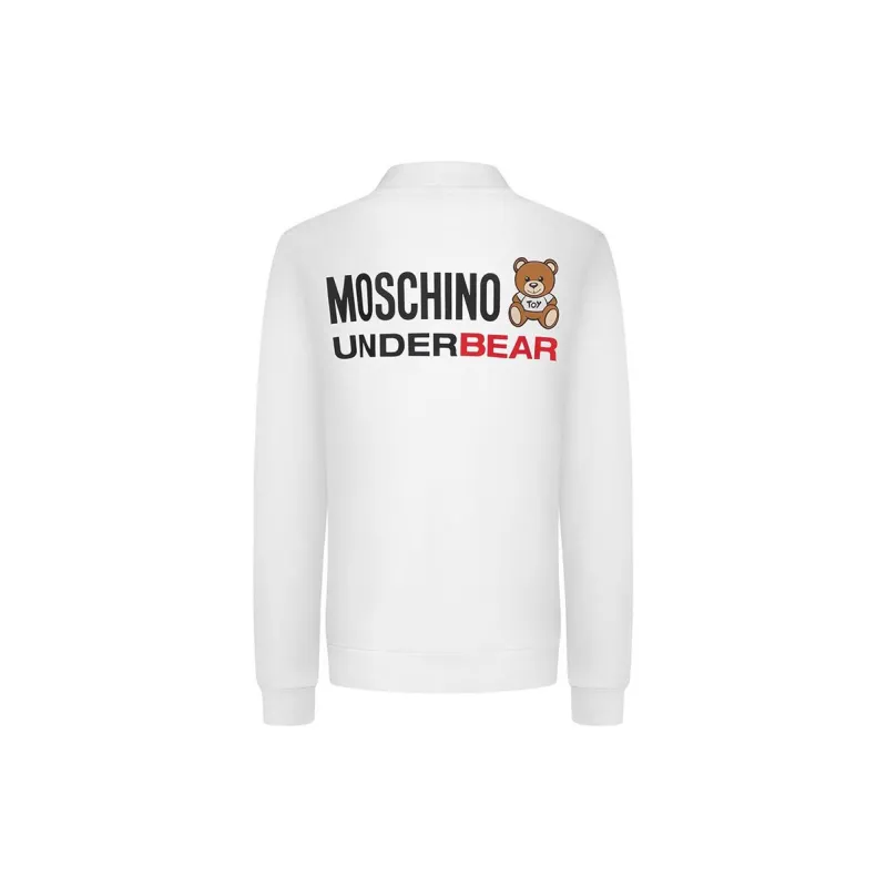 MOSCHINO Underwear Baseball Jacket Women's White-1