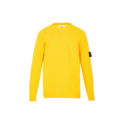 STONE ISLAND Sweaters Men Yellow