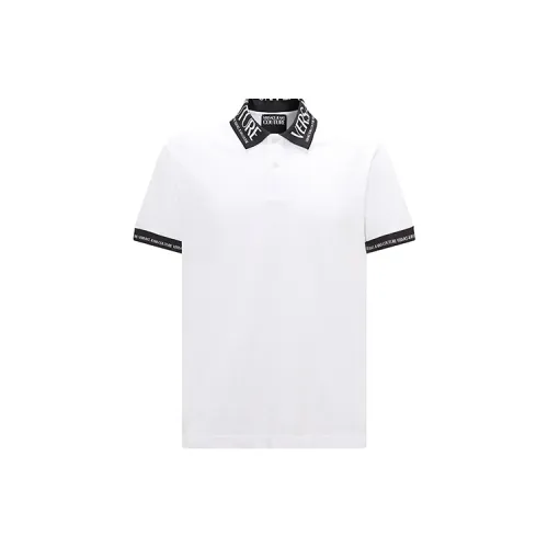 VERSACE JEANS COUTURE Polo Shirts Men White