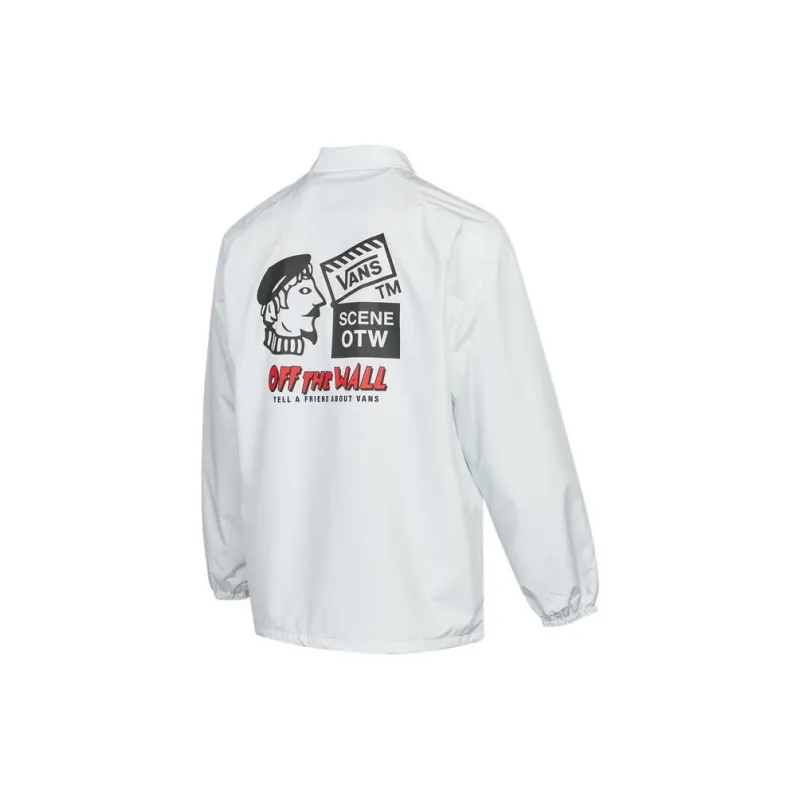 Vans Jackets Men White-1