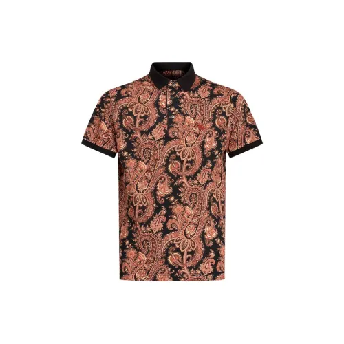 ETRO Polo Shirts Men Black