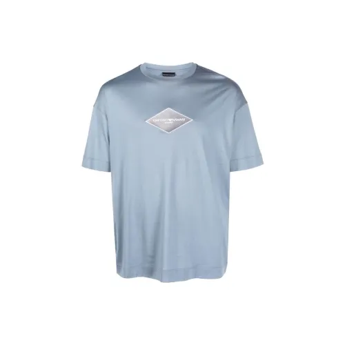 EMPORIO ARMANI T-Shirts Men Cornflower Blue