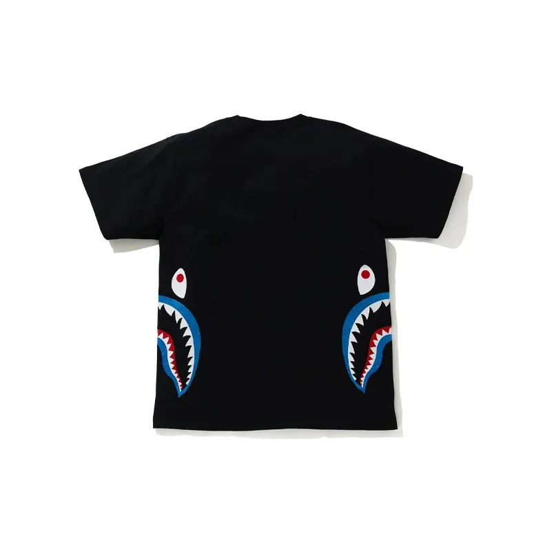 A BATHING APE Color Camo Side Shark Tee-1
