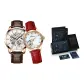 Couple Watches-Rose Case White Dial Belt