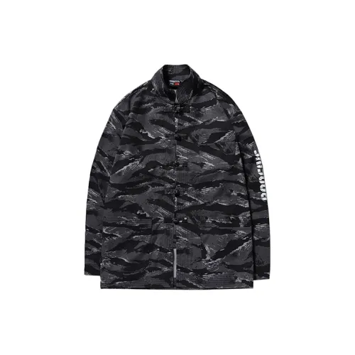 LiNing Sports Basketball Collection Jackets Men Standard Black Camouflage