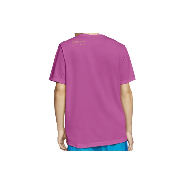 Jordan T Shirts Men Fuchsia-1