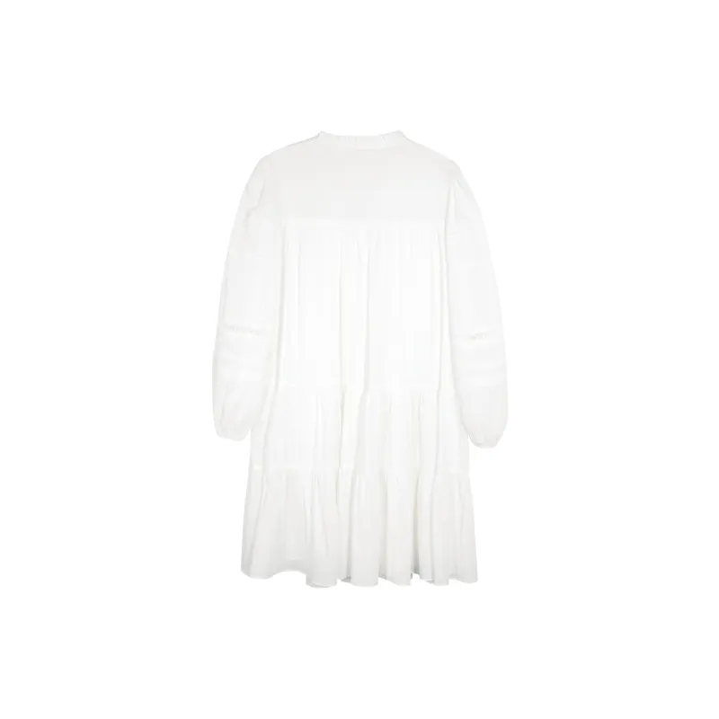 3COLOUR Long-Sleeved Dresses Women's White-1
