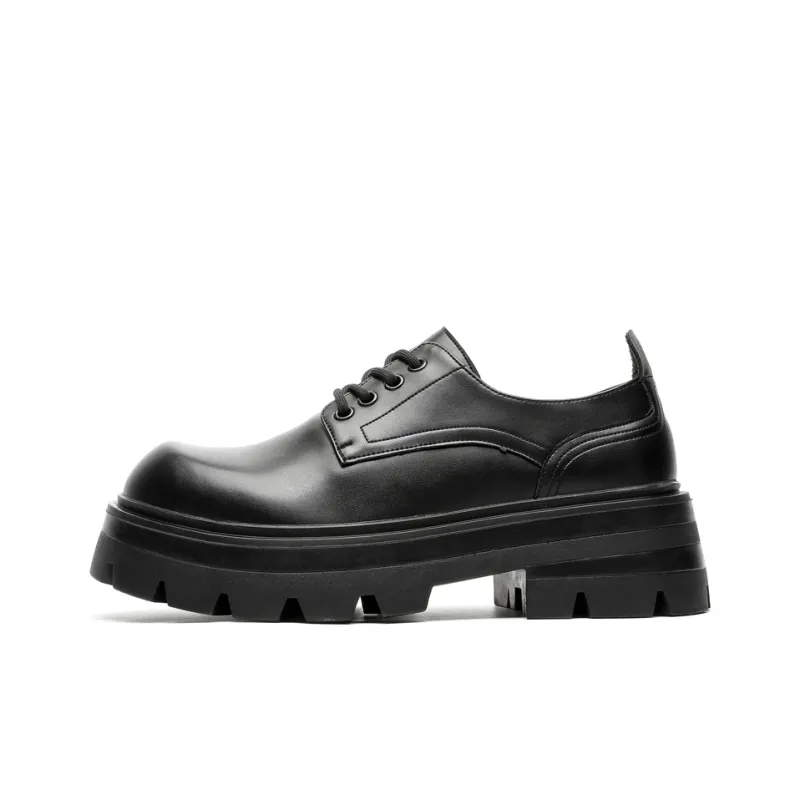 Chi Wolf Derby Shoes Casual Shoes Men's Black-0