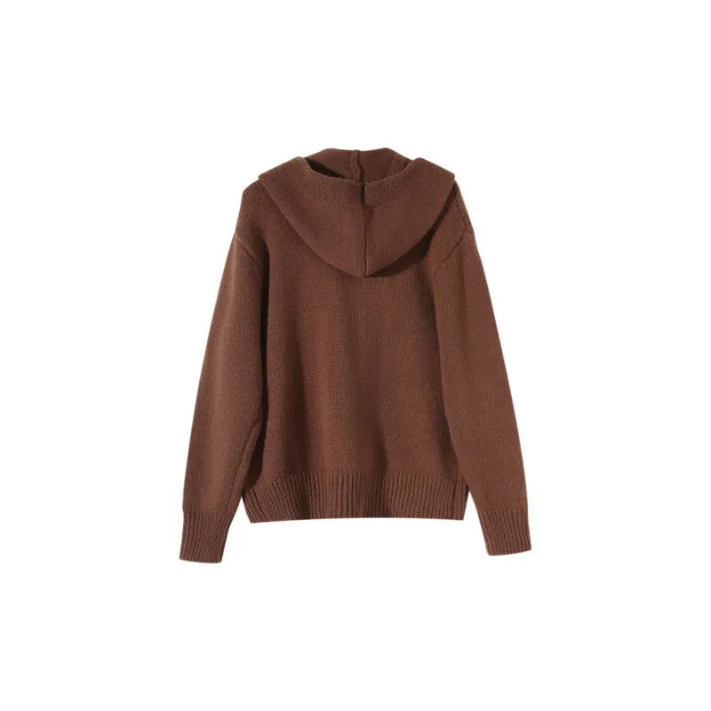 CPAURA Sweater Women's Dark Brown-1
