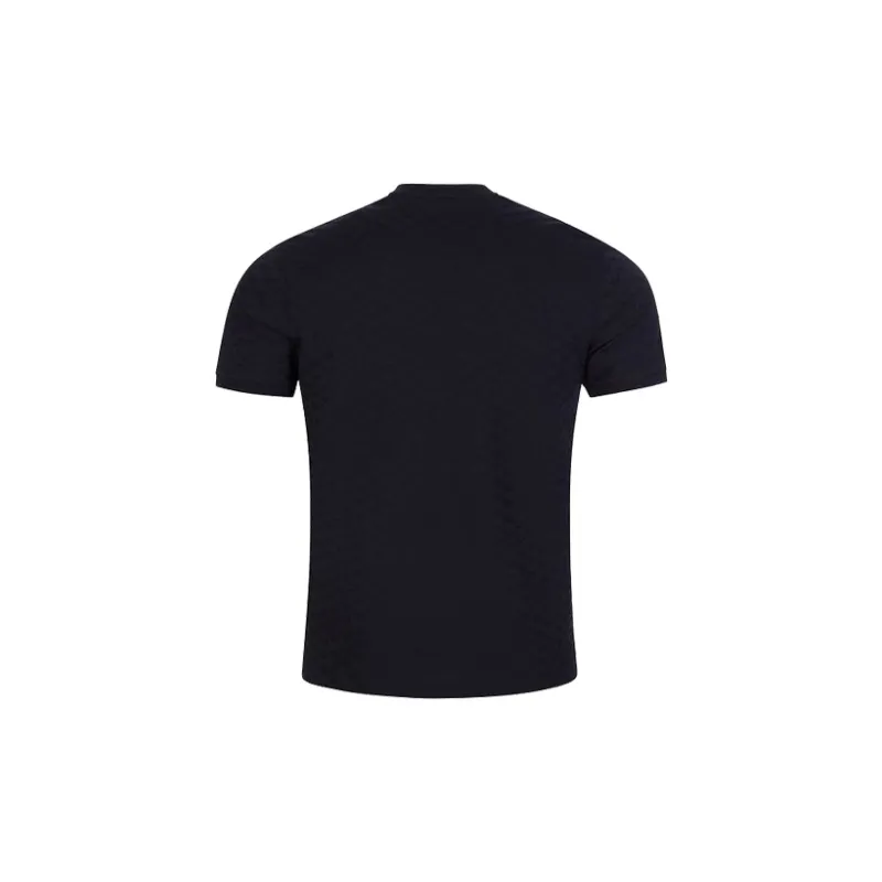 EMPORIO ARMANI Embossed Logo Cotton T shirt-1