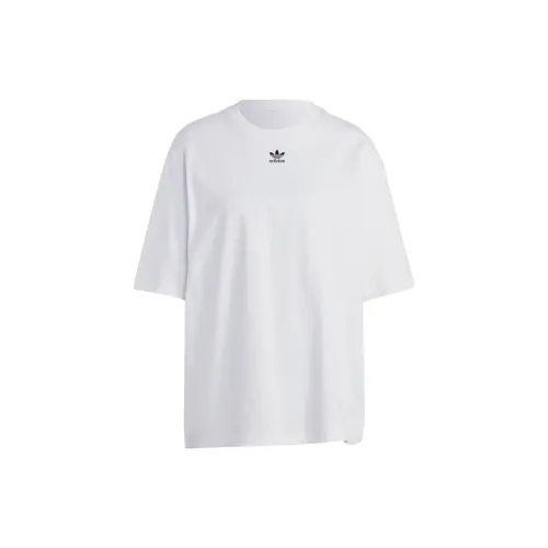 Adidas Logo-embroidered Cotton T-shirt