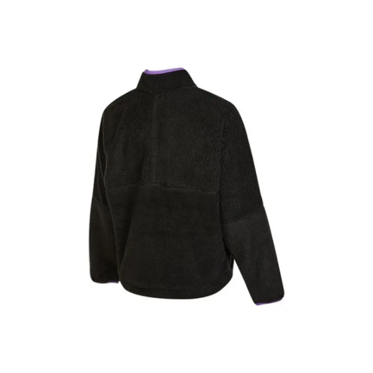 Nike Velvet Jackets Men Black-1
