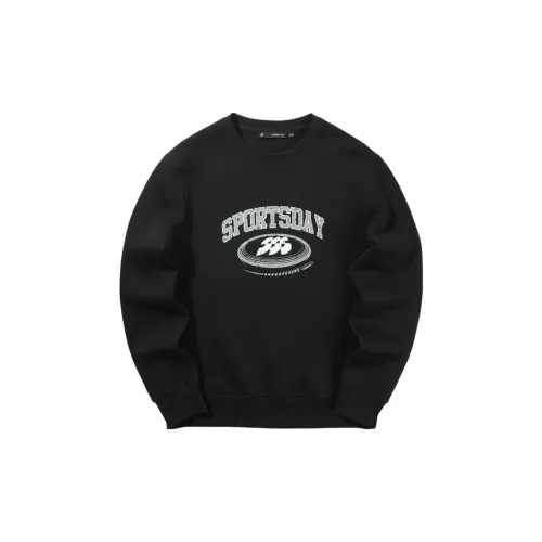 HLA Sweatshirts Men Black 6B