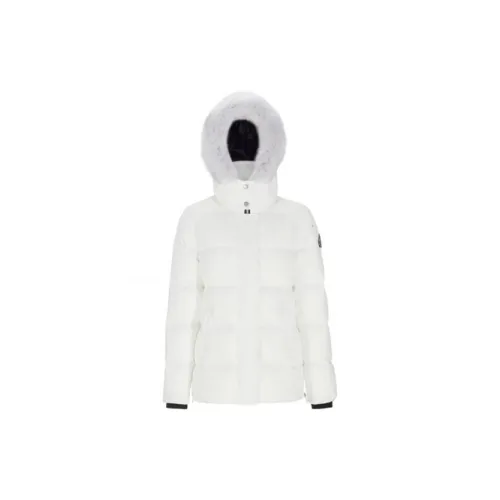 Moose Knuckles Down Jackets Women's Milk White