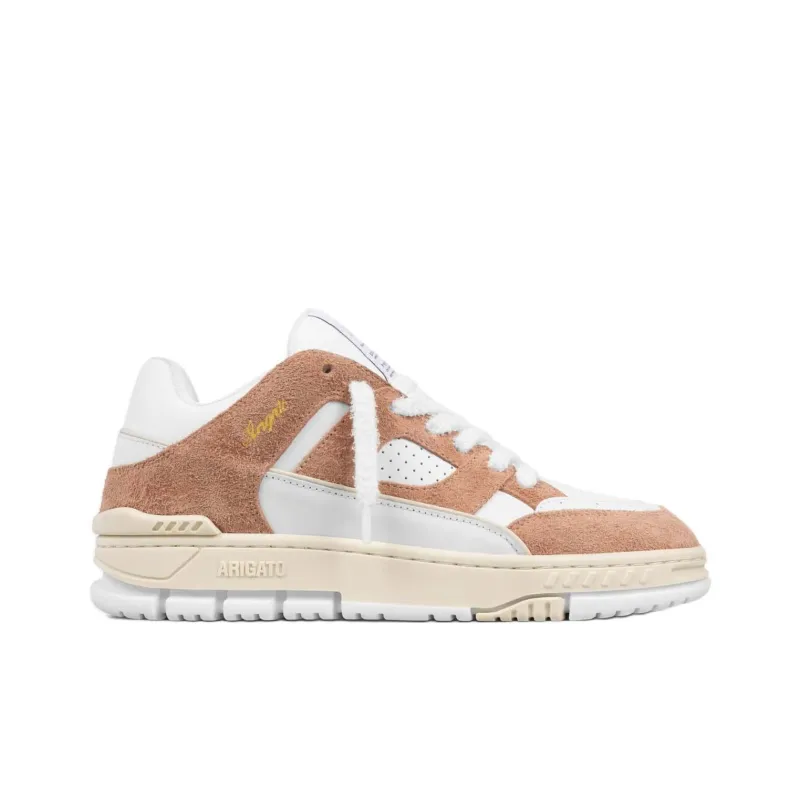Axel Arigato Area Lo Low Top Skateboard Shoes Men's White Brown-1