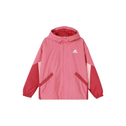 Adidas Puffer Jackets Women's Rose Red