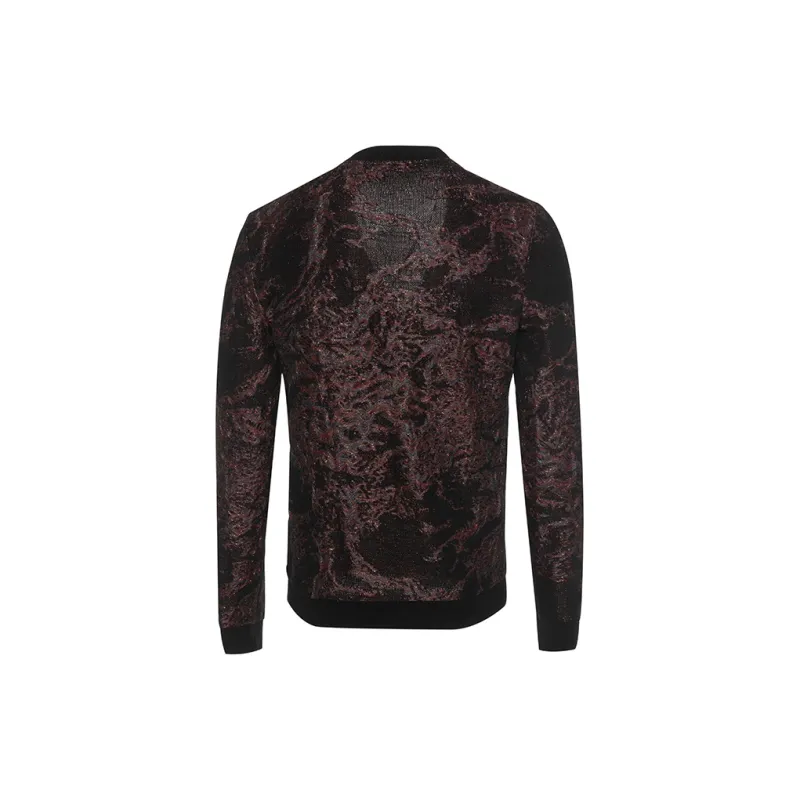 ANDREW MACKENZIE Knitwear Men Black Red-1