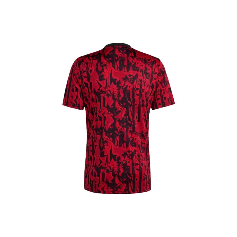 Adidas Manchester United Soccer Jerseys Men Red Black-1