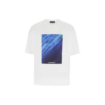 GIORGIO ARMANI T Shirts Men White