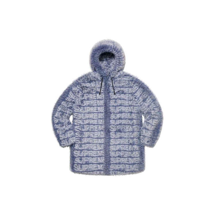 Supreme Faux Fur Hooded Coat - POIZON Supreme Faux Fur Hooded Coat - POIZON