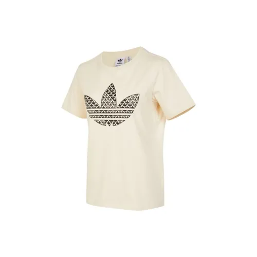 Adidas Originals T-Shirts Women's Yellow