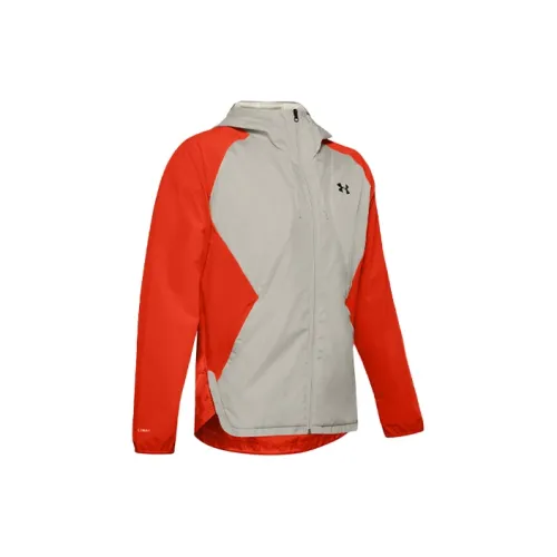 Under Armour Stretch Jackets Men Orange Red