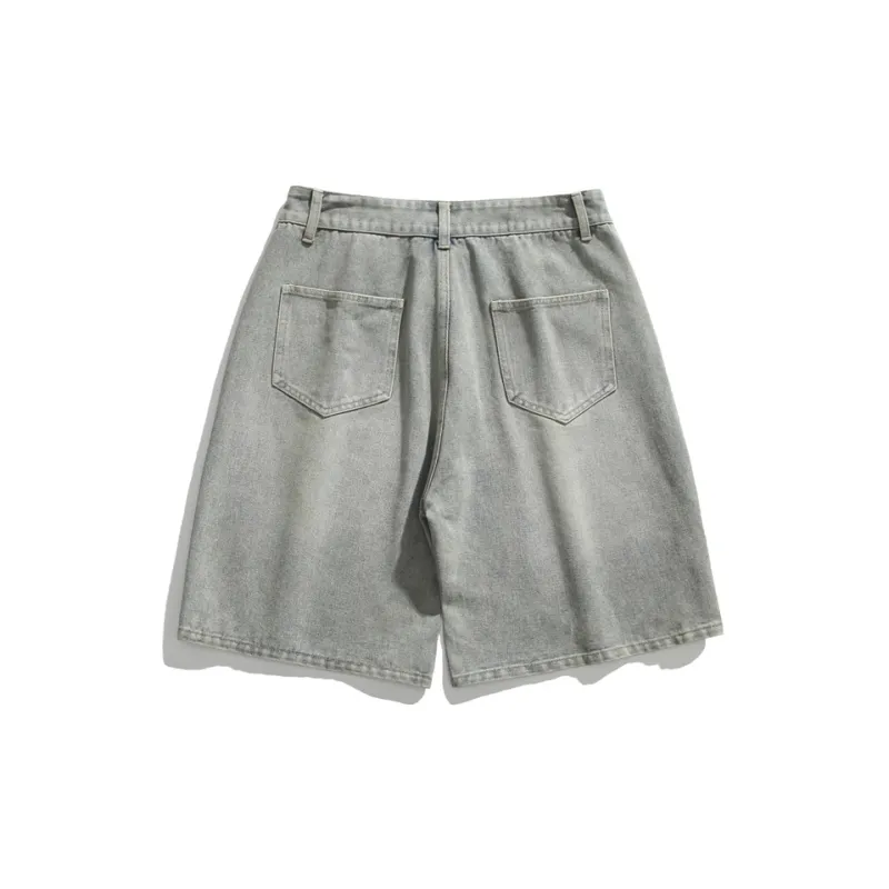 AMBER LIGHT Summer Denim Shorts Unisex-1