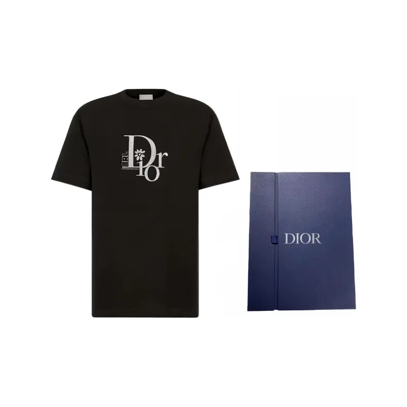 DIOR X Erl Relaxed Fit T Shirt-2
