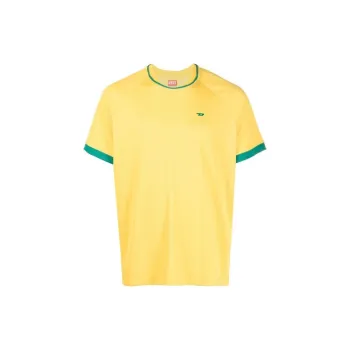 DIESEL T-Shirts Men Yellow