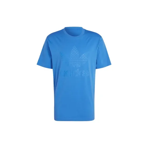 Adidas Originals GRAPHICS MONOGRAM TEE T-Shirts Men Blue