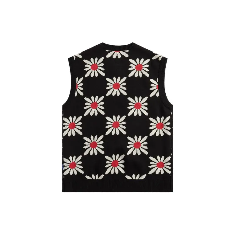 KITH Vests Men Black Floral-1