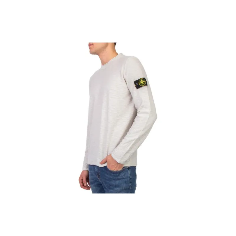 STONE ISLAND Compass Patch Knitted Jumper-3