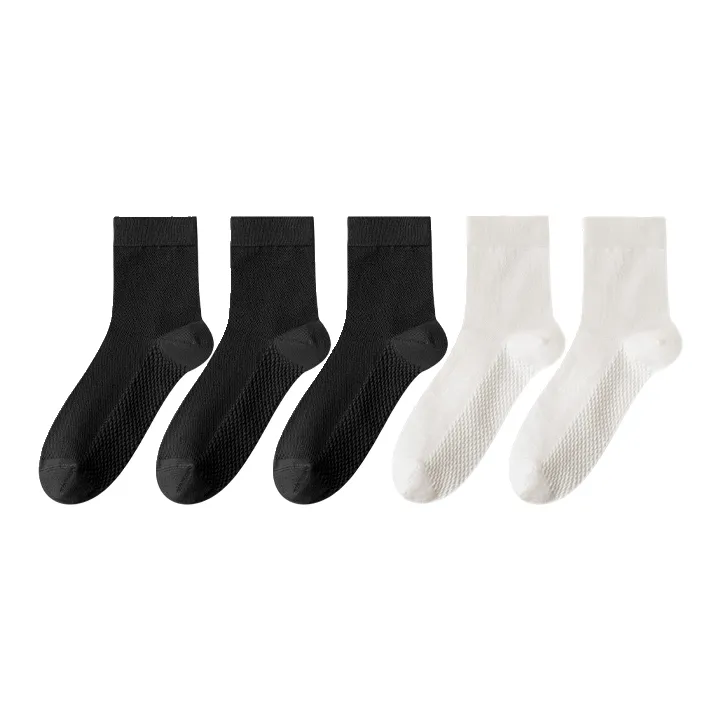 Lan Miao Mid Calf Socks Men's 5 Pack-7