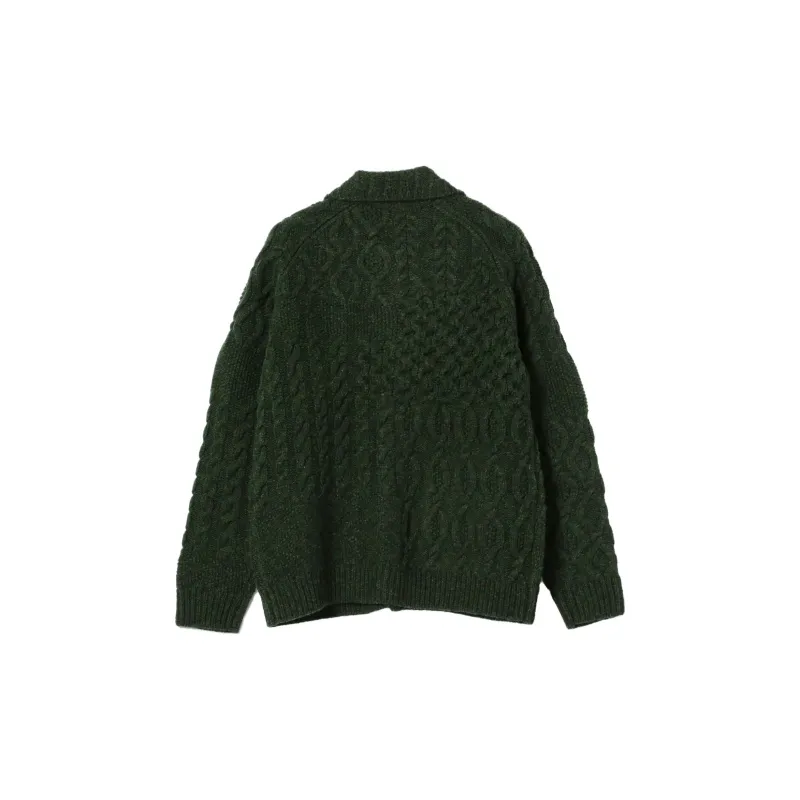 Beams PLUS Sweater Unisex Green-2