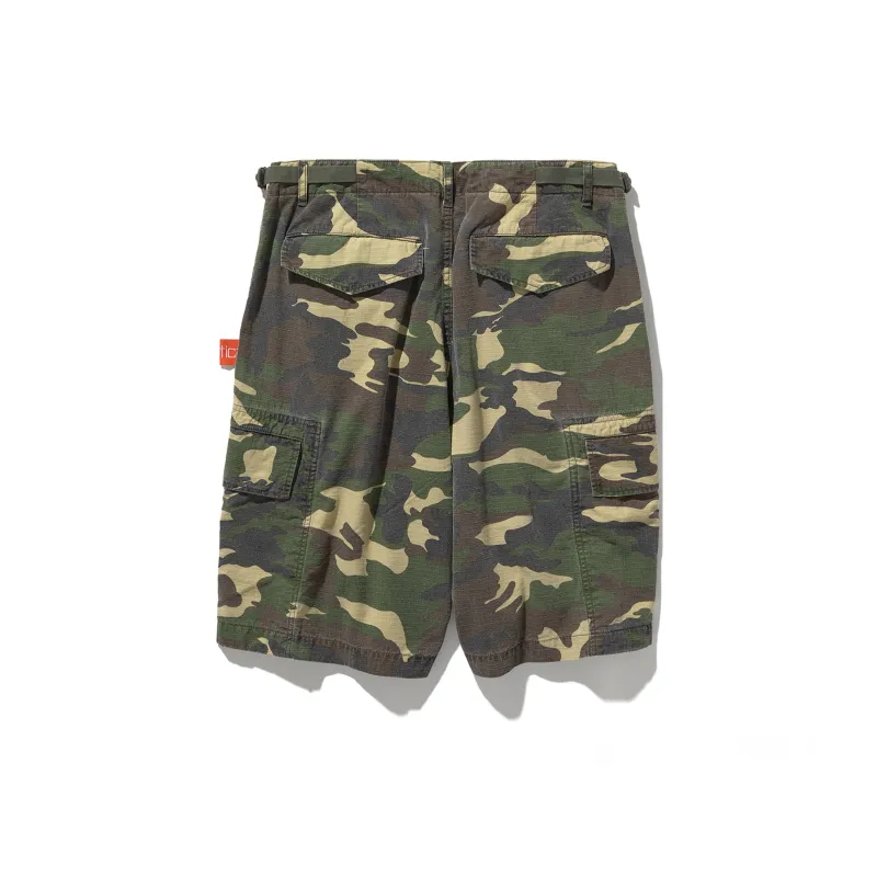 Nautica White Sail Nautica White Sail X Hirotsu Yumoto Co titled Series Casual Shorts Unisex Camouflage-1