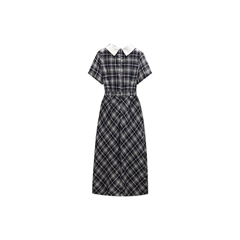 AURORA MUSE Short Sleeved Dress Women's Blue-1