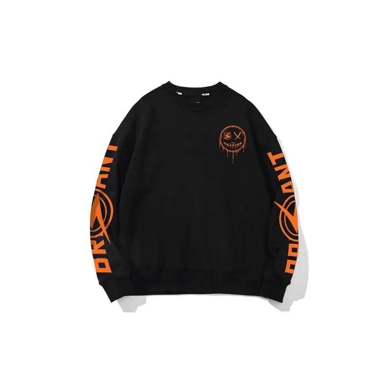 SANSYAS Crew Neck Loose Fit Regular Sweatshirt Unisex-1
