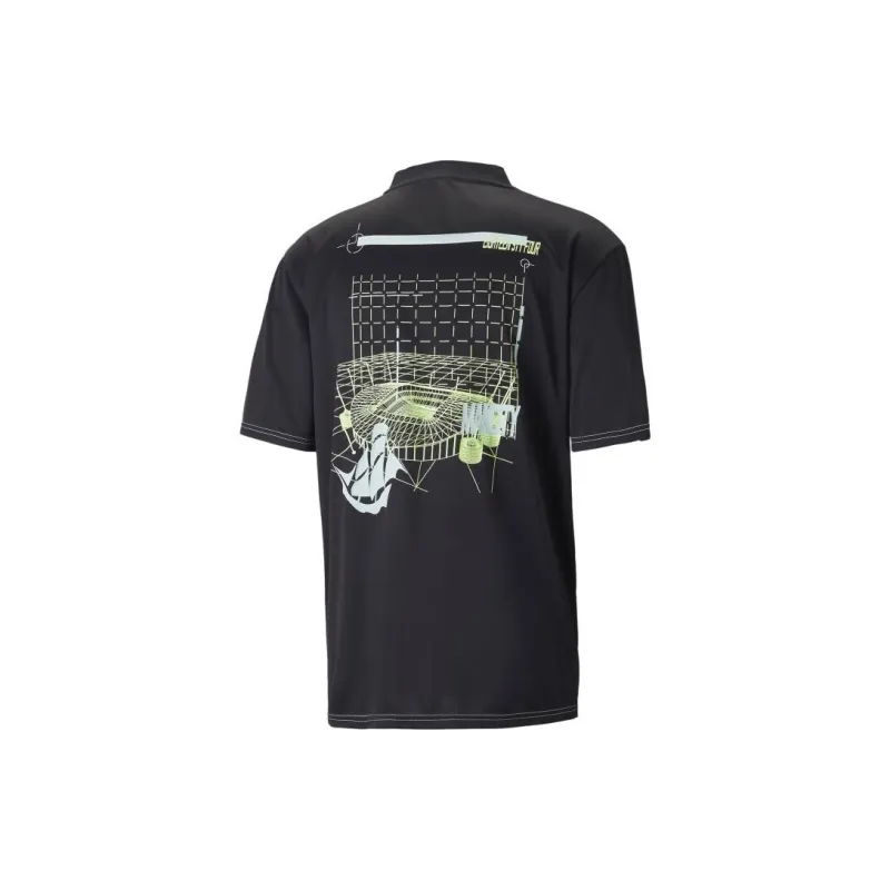 PUMA Manchester City FTBL T Shirt Men's Black-1