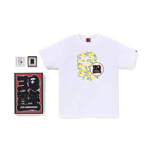 BAPE Store Sapporo Bape 30th Anniversary Ape Head Tee Set 