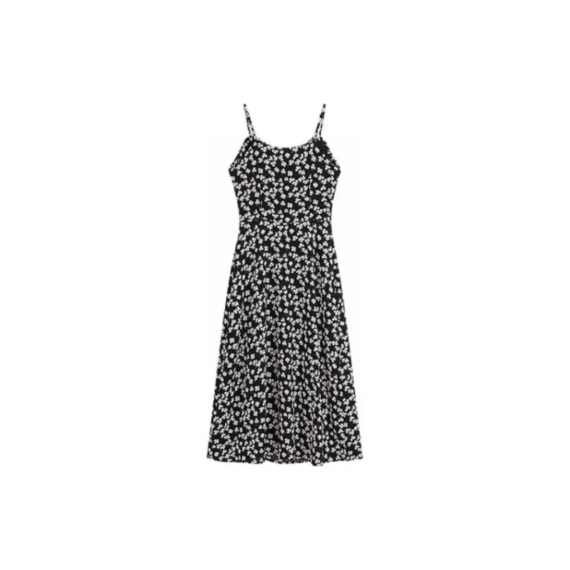 Migu Slip Dresses Women's Black-1