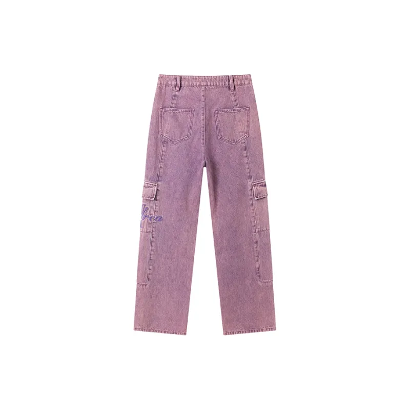 ANDREA MARTIN Cargo Pants Women's Purple-1