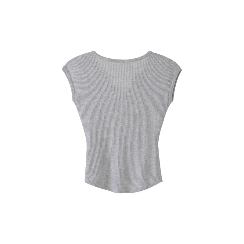 Fstudio Knitted Fabric T Shirt Women's-1
