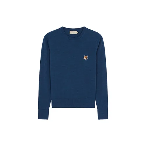 Maison Kitsune Sweaters Women's Blue