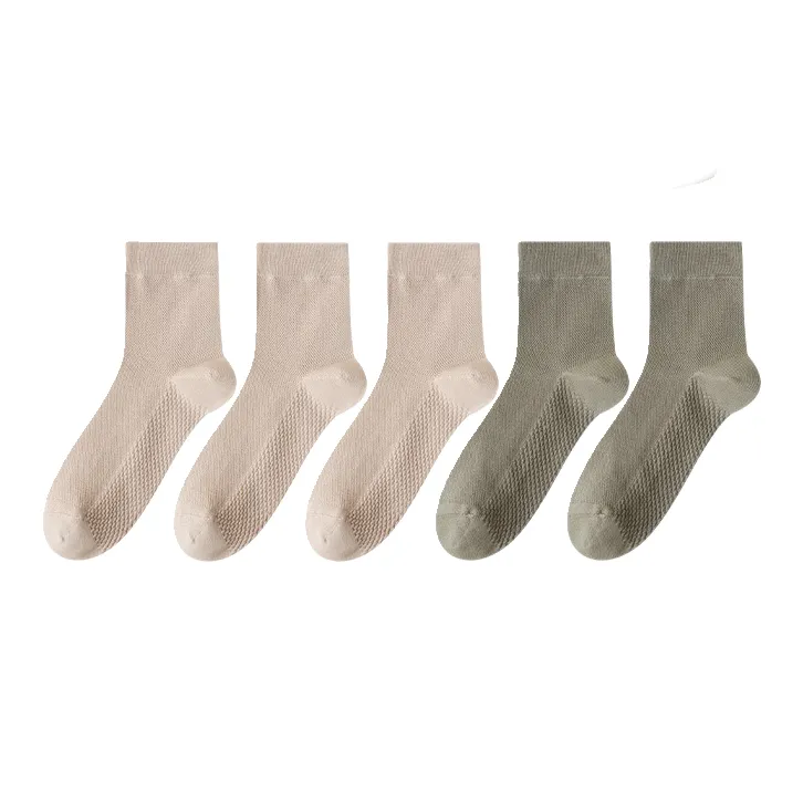 Lan Miao Mid Calf Socks Men's 5 Pack-9
